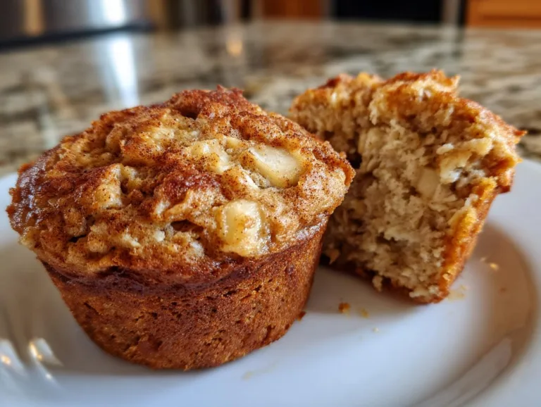 Flourless Apple Cinnamon Muffins