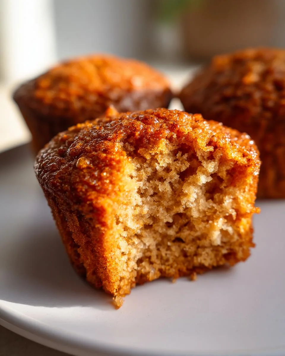 Gingerbread Cottage Cheese Muffins - detail 1