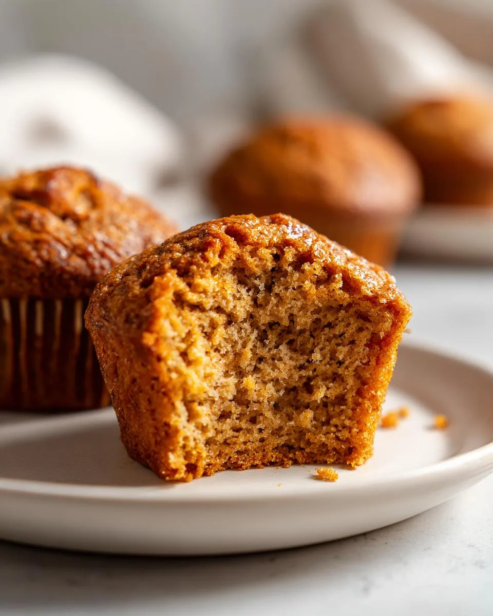 Gingerbread Cottage Cheese Muffins - detail 2