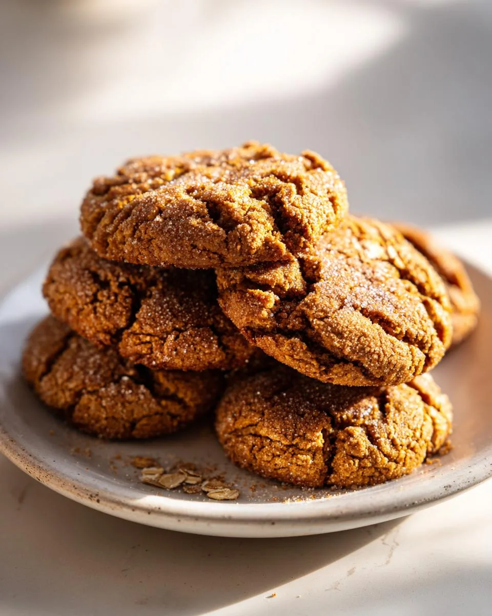 Gingerbread Oatmeal Breakfast Cookies - detail 3