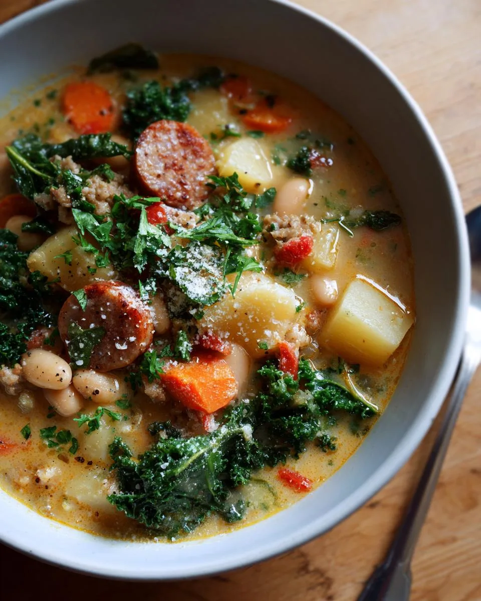 High Protein White Bean Soup - detail 3