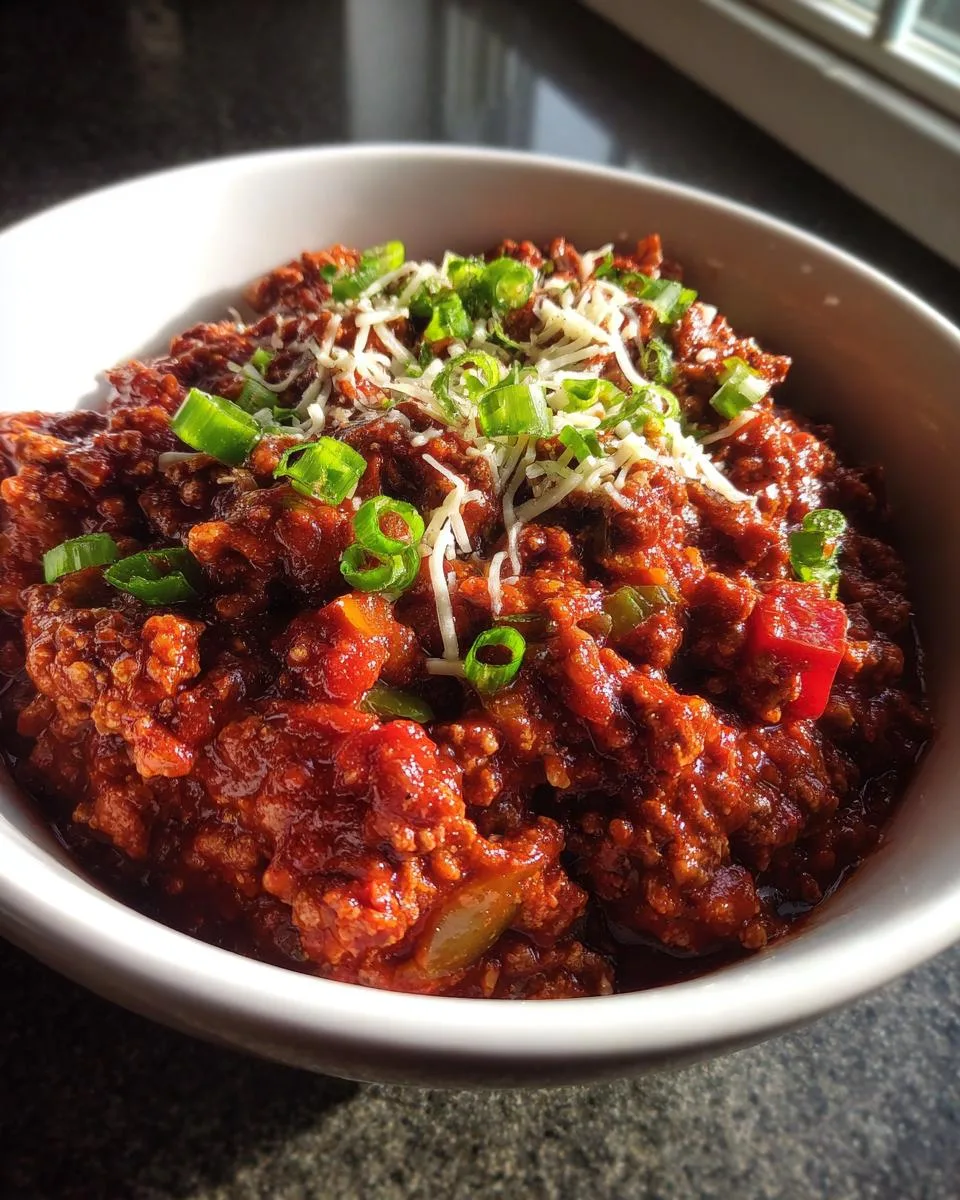 Keto Crock Pot Chili - detail 3