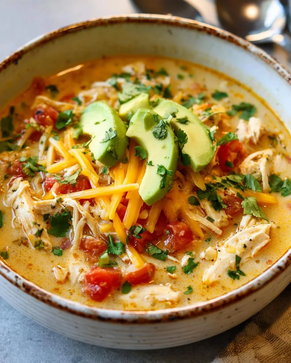 Keto White Chicken Chili - detail 1