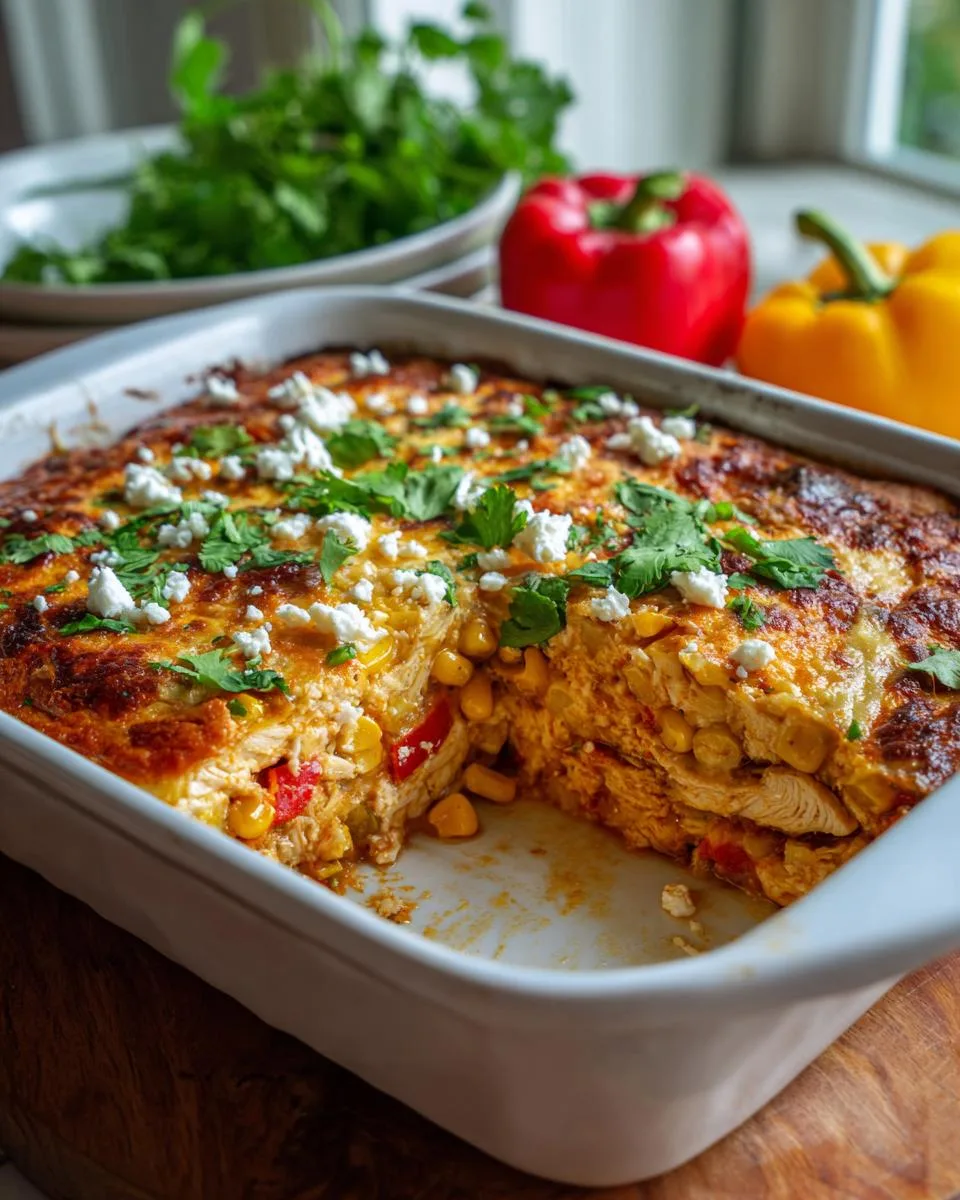 Mexican Street Corn Style Chicken Bake - detail 3