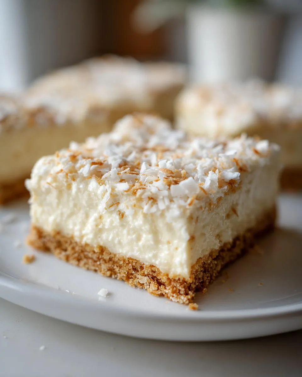 No-Bake Coconut Dream Bars - detail 1