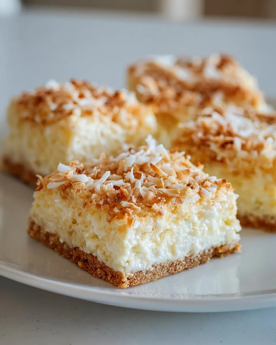 No-Bake Coconut Dream Bars - detail 2