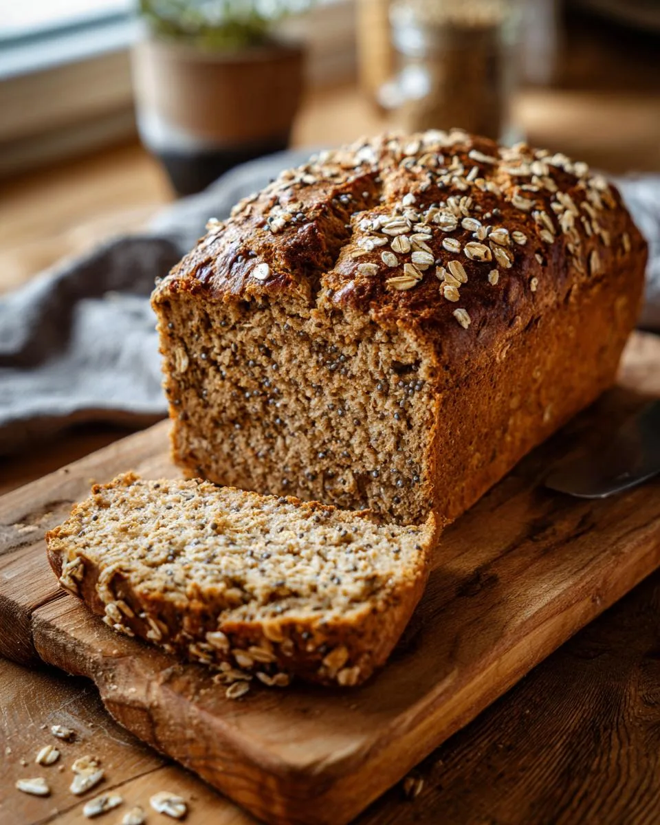 Oat and Chia Seed Bread - detail 1