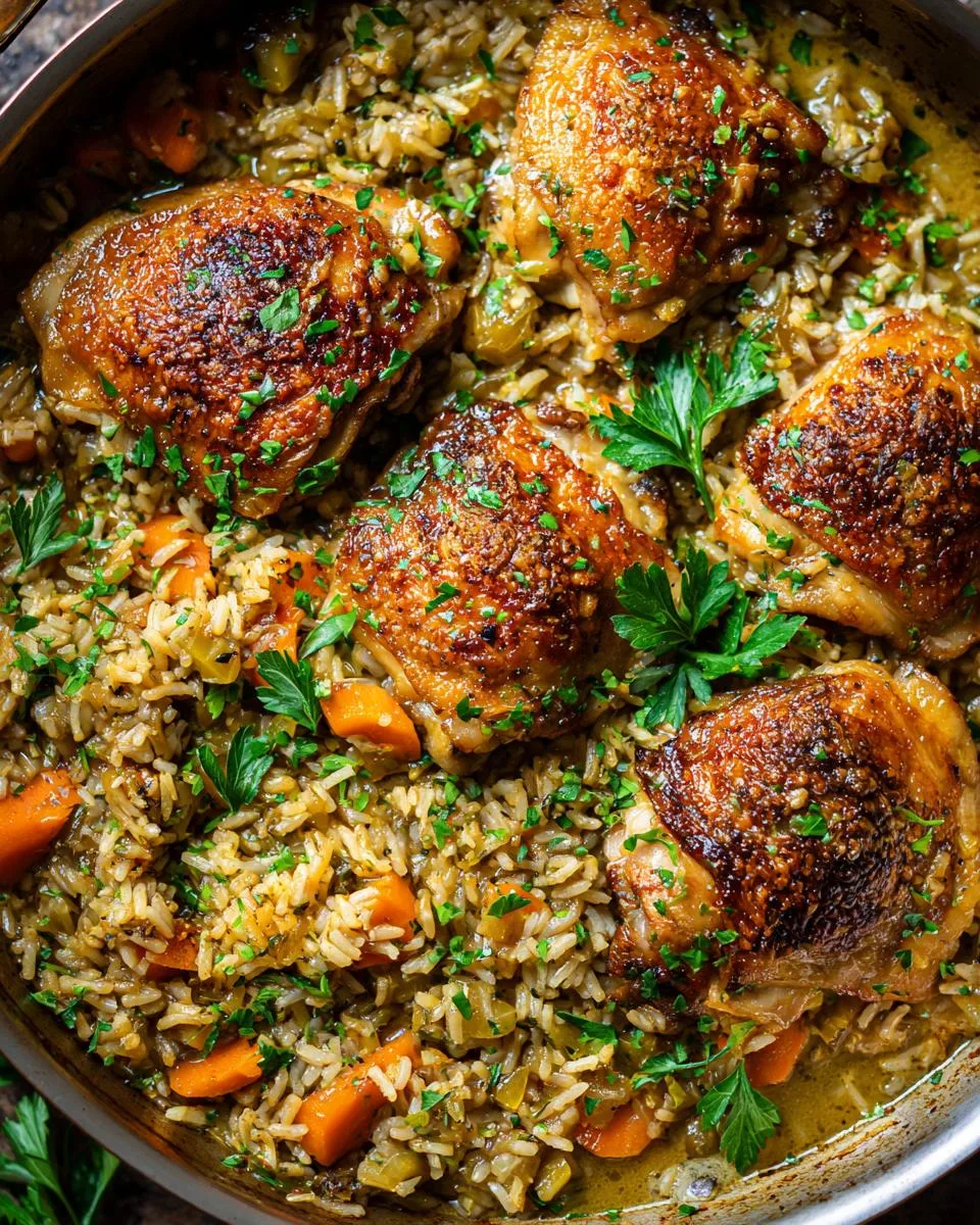 One Pan Chicken and Rice Casserole - detail 1