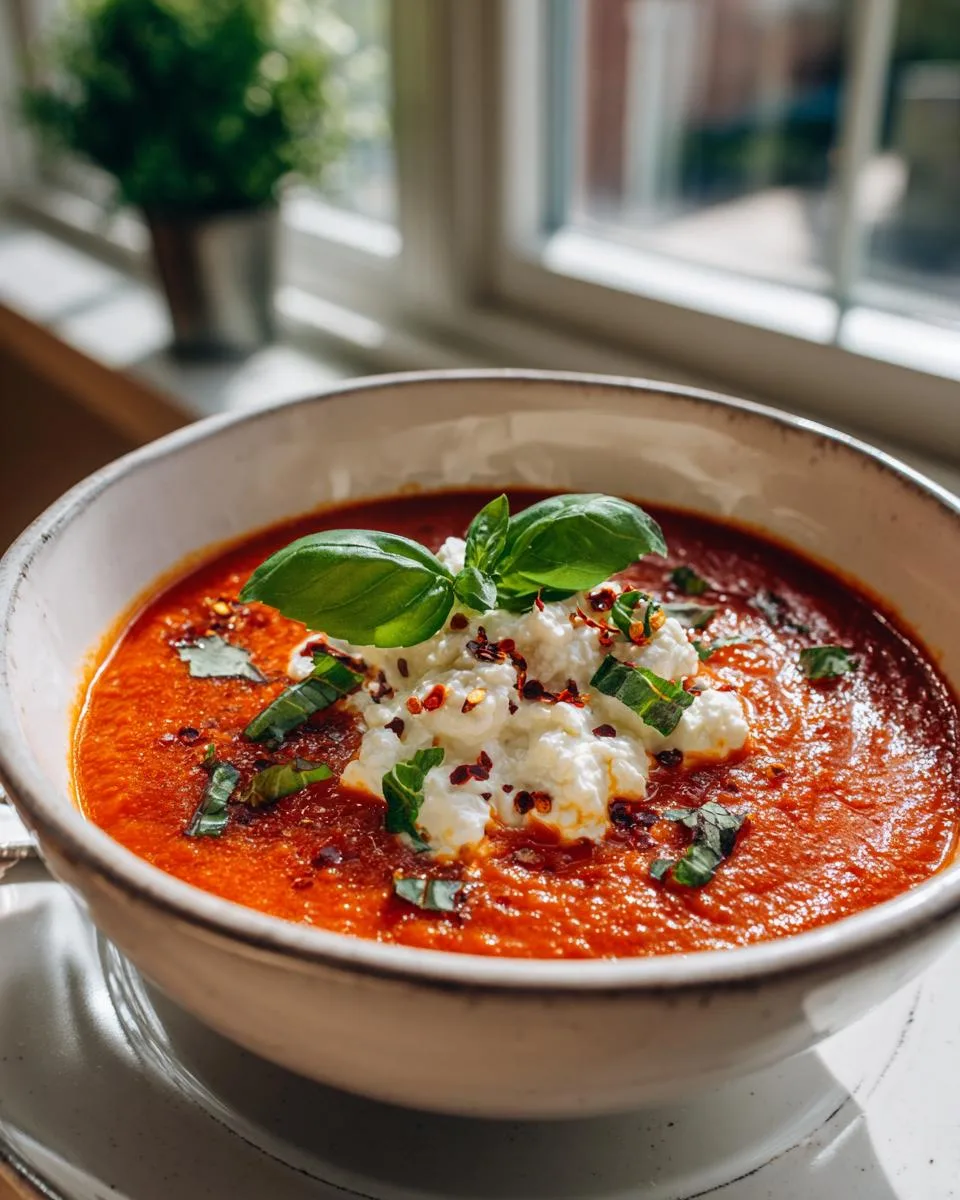 Protein Crockpot Tomato Basil Soup - detail 3