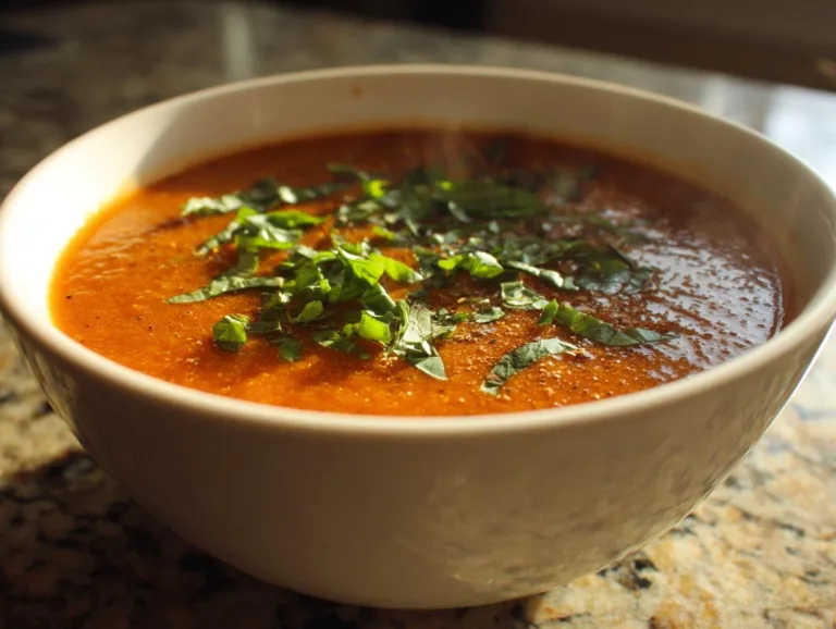 Protein Crockpot Tomato Basil Soup