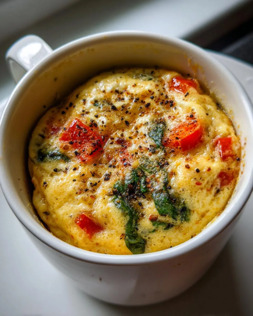 Protein Microwave Cottage Cheese Egg Muffin - detail 2