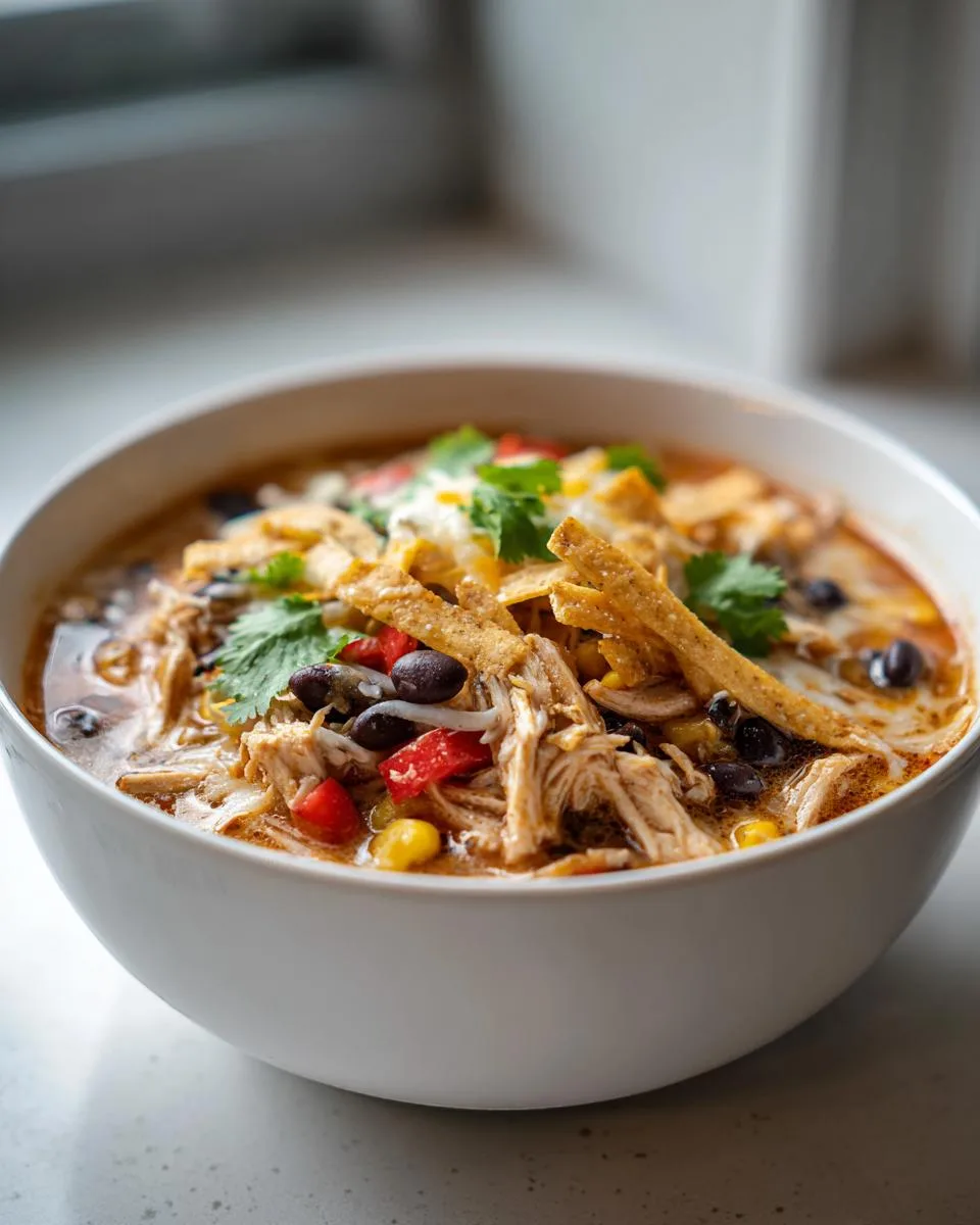 Protein-Packed Chicken Taco Soup - detail 2