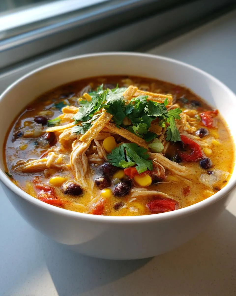 Protein-Packed Chicken Taco Soup - detail 3