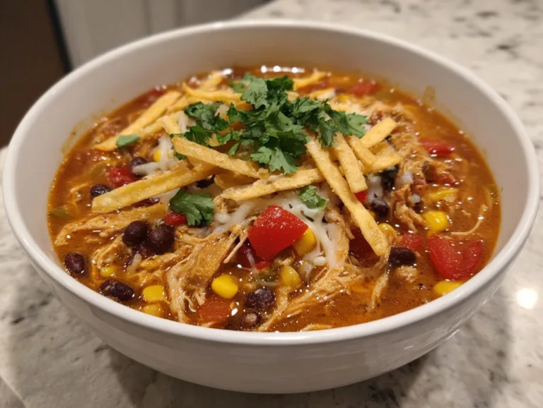 Protein-Packed Chicken Taco Soup