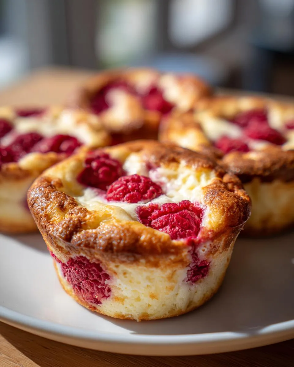 Raspberry Cottage Cheese Cups - detail 1