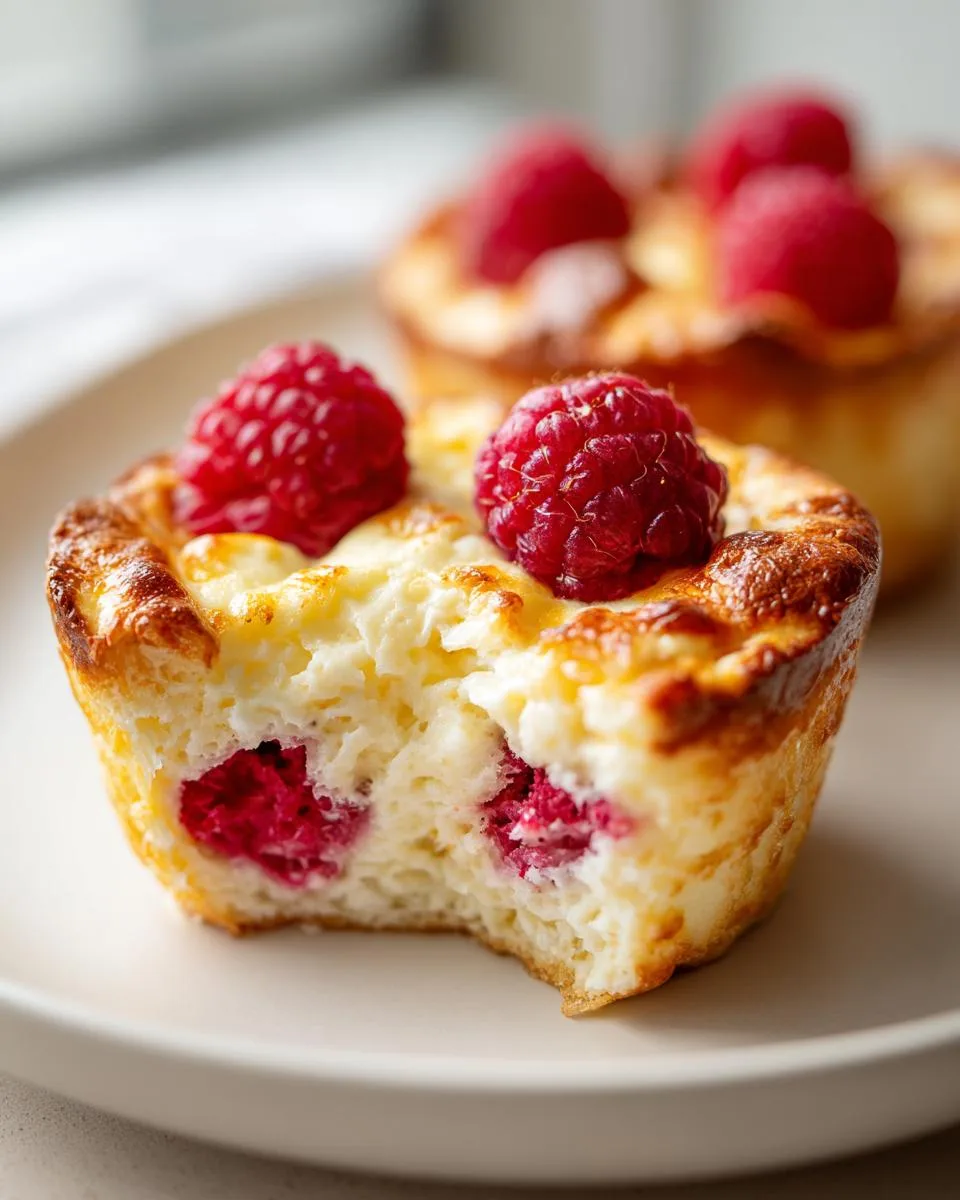 Raspberry Cottage Cheese Cups - detail 2