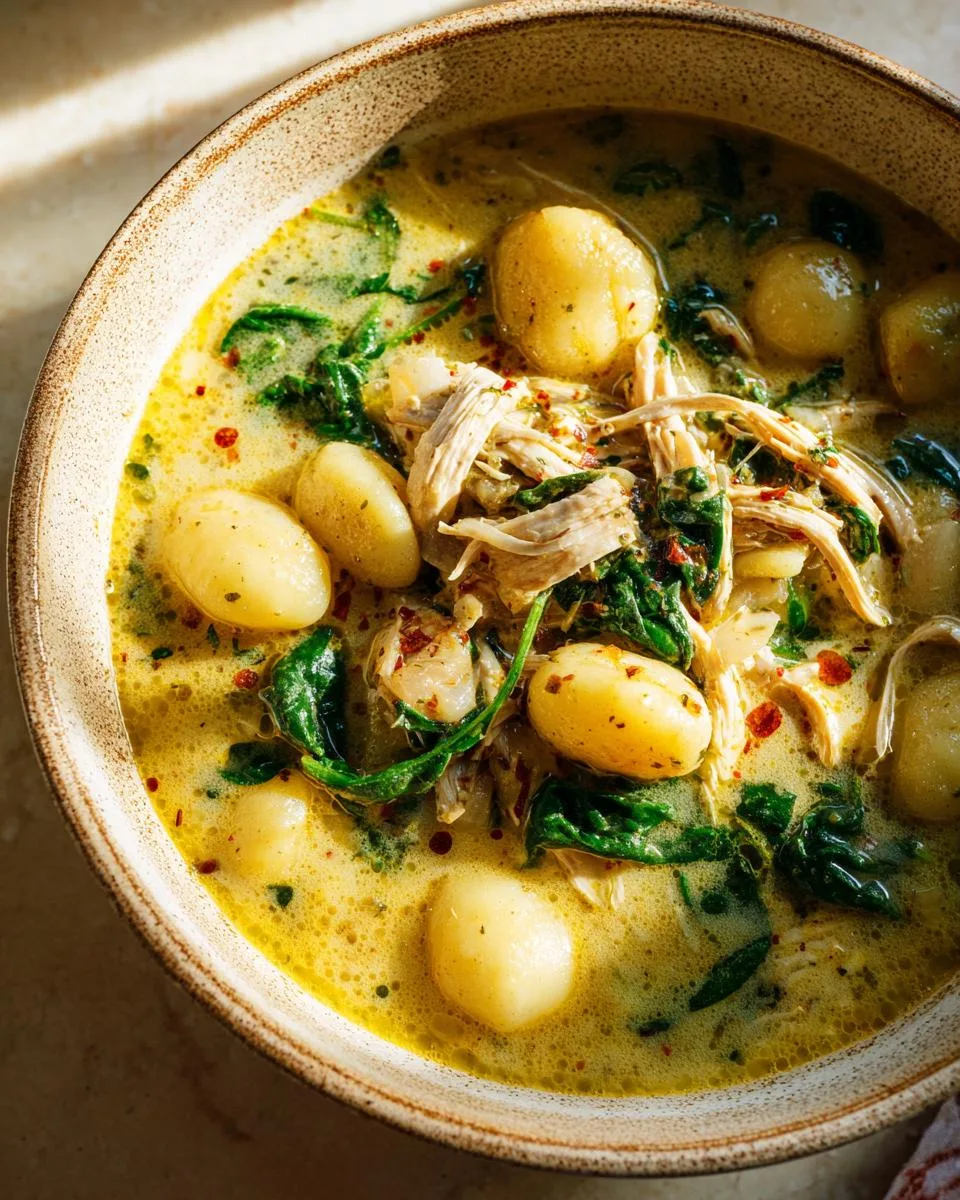 Rotisserie Chicken Gnocchi Soup - detail 1