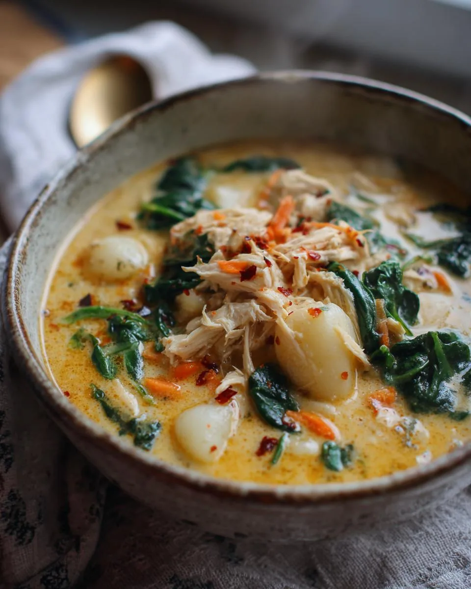 Rotisserie Chicken Gnocchi Soup - detail 2