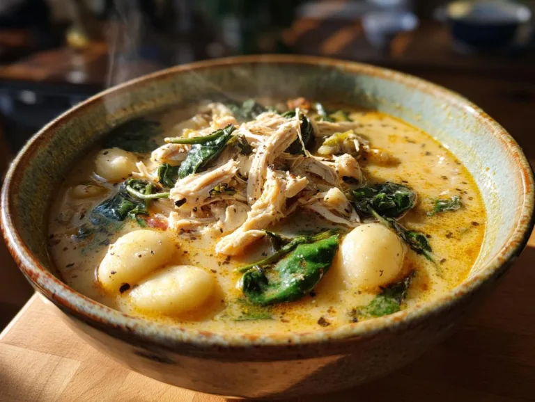 Rotisserie Chicken Gnocchi Soup