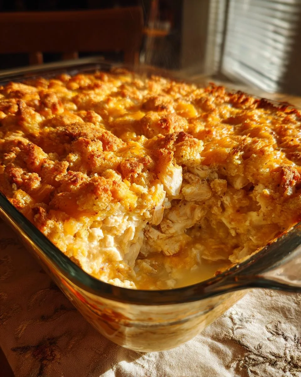 Rotisserie Chicken Stuffing Casserole - detail 1