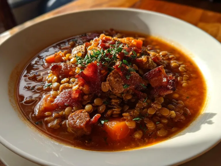 Sausage And Lentil Soup