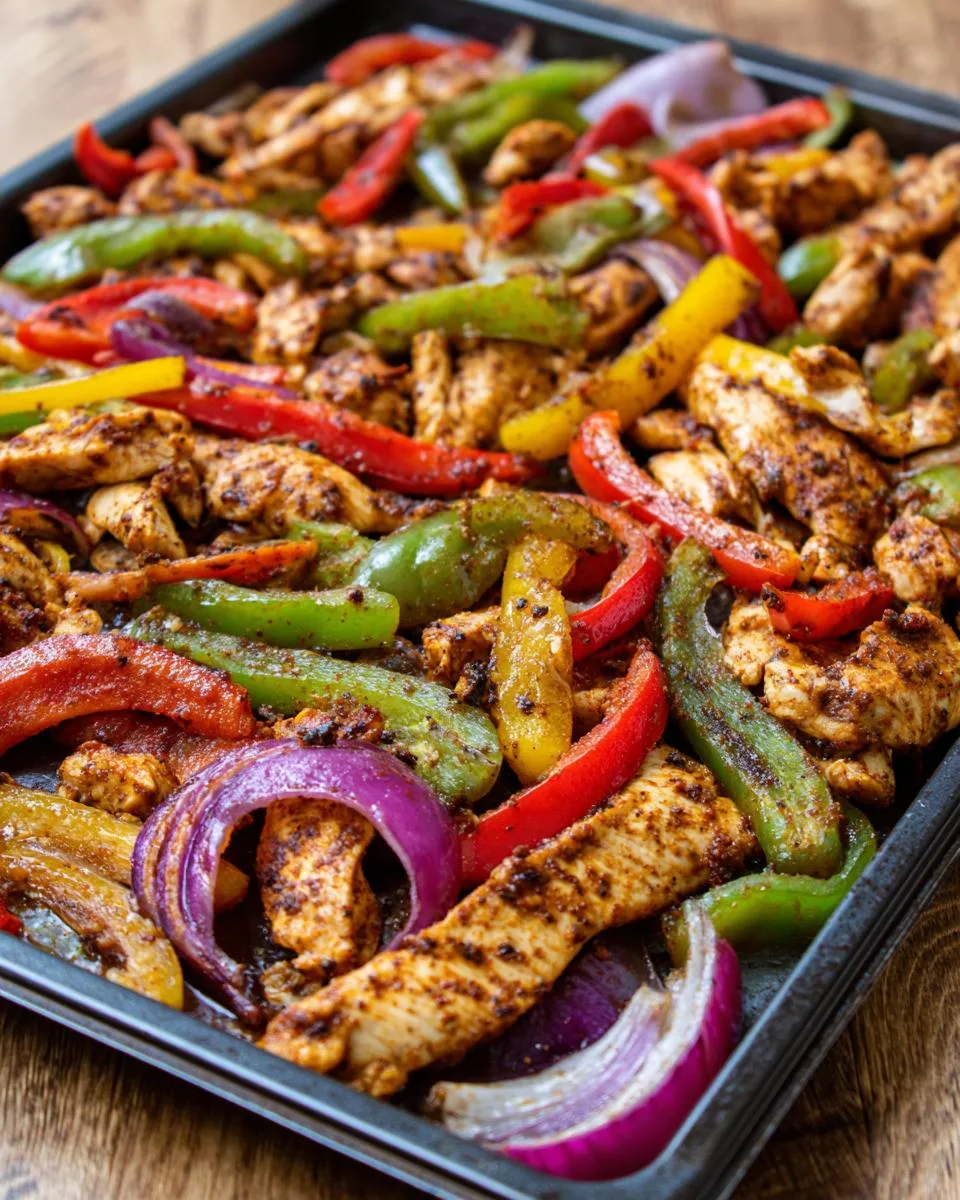Sheet Pan Chicken Fajitas - detail 2