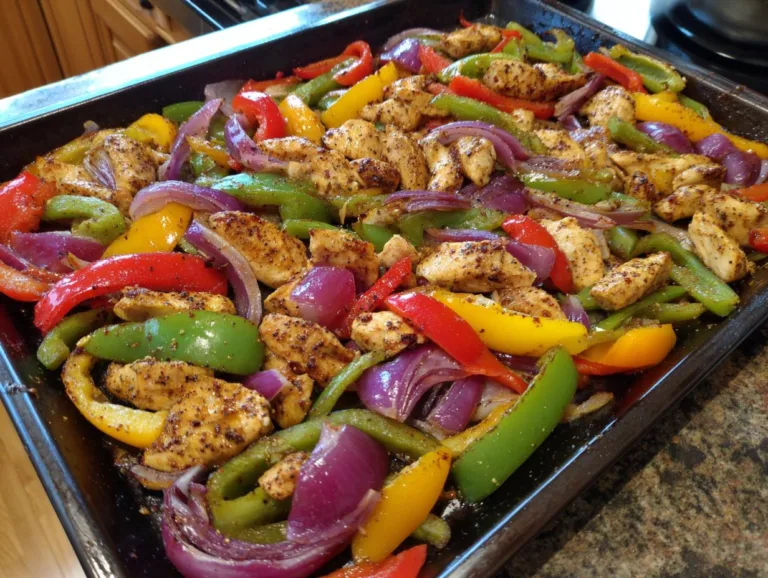 Sheet Pan Chicken Fajitas