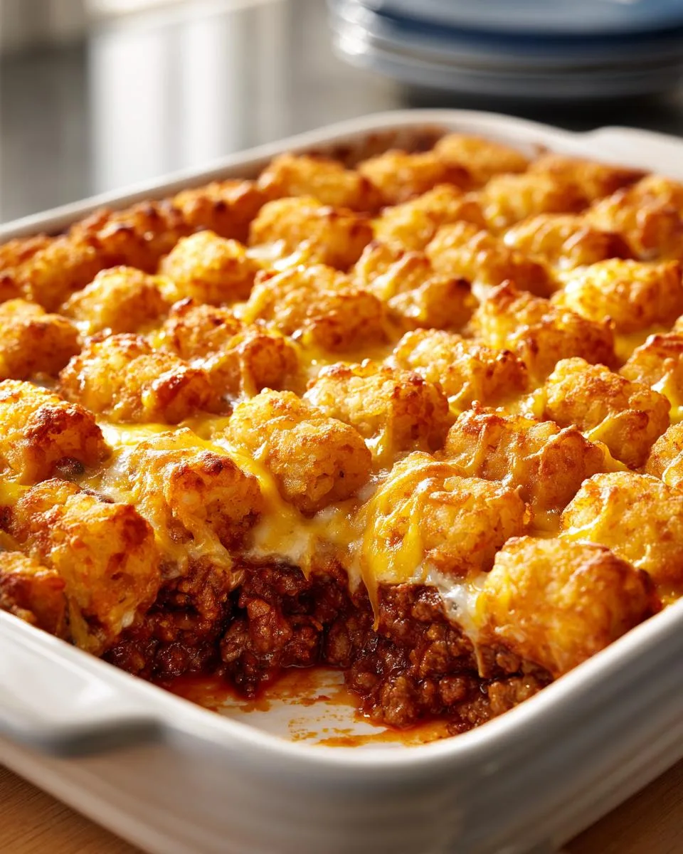 Simple Tater Tot Casserole - detail 1