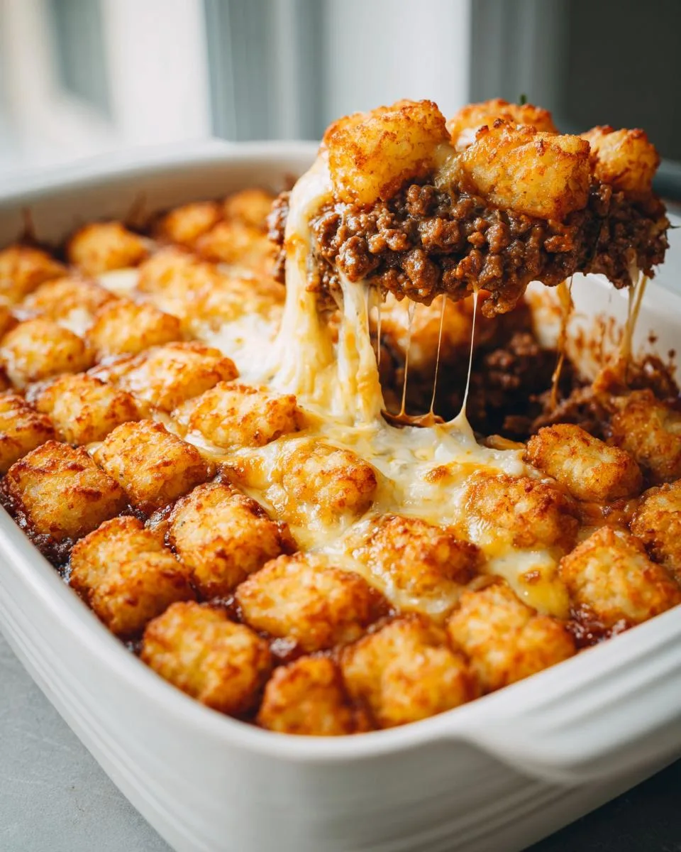 Simple Tater Tot Casserole - detail 3