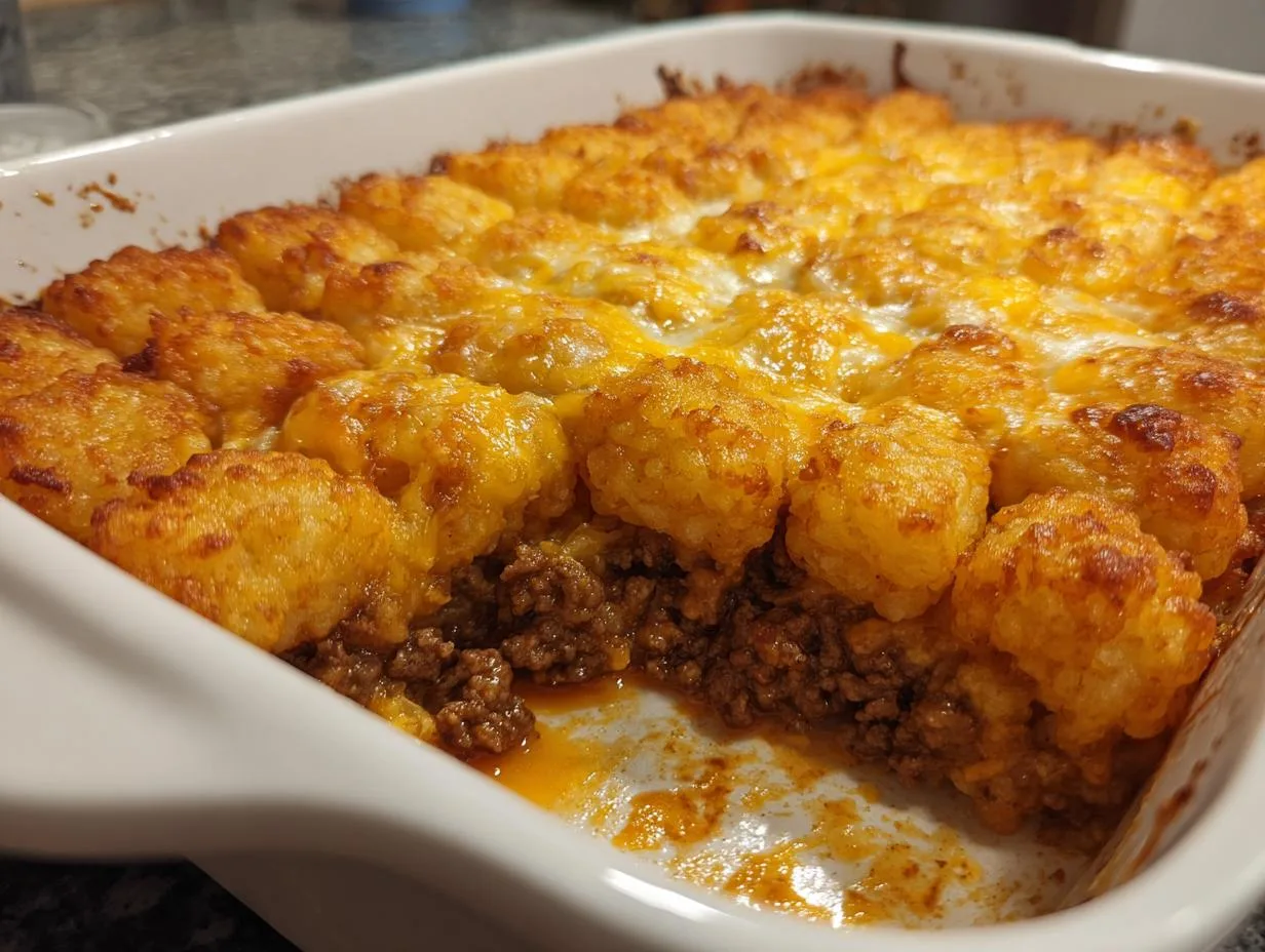 Simple Tater Tot Casserole: 5-Star Comfort Food Magic in 30 Minutes