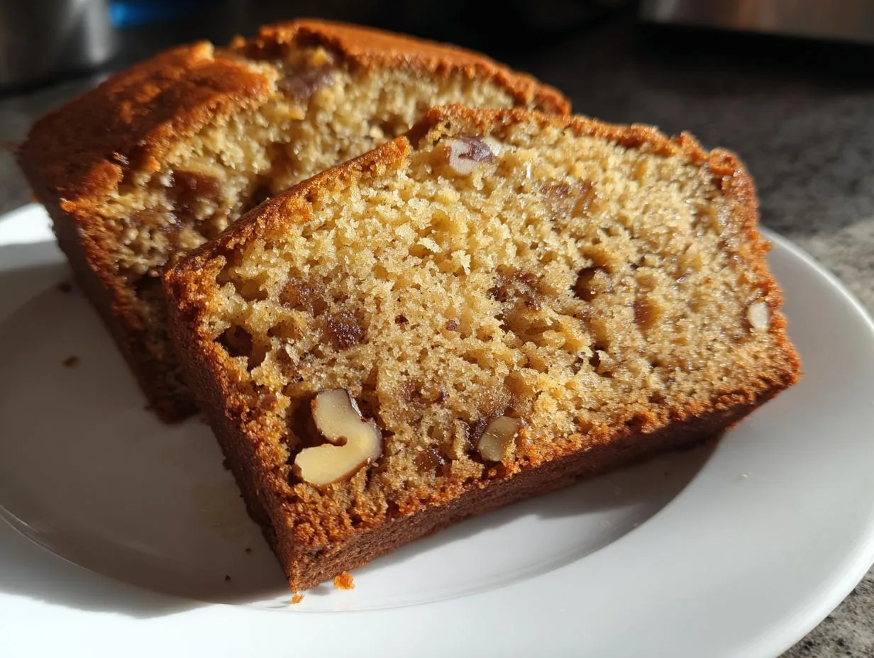 Sliced Date & Walnut Cake: Irresistible Comfort