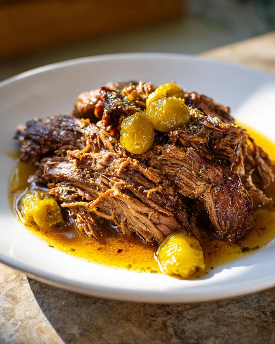 Slow Cooker Mississippi Pot Roast - detail 2