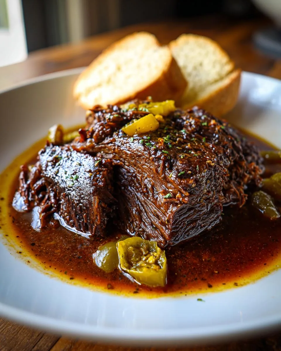 Slow Cooker Mississippi Pot Roast - detail 3