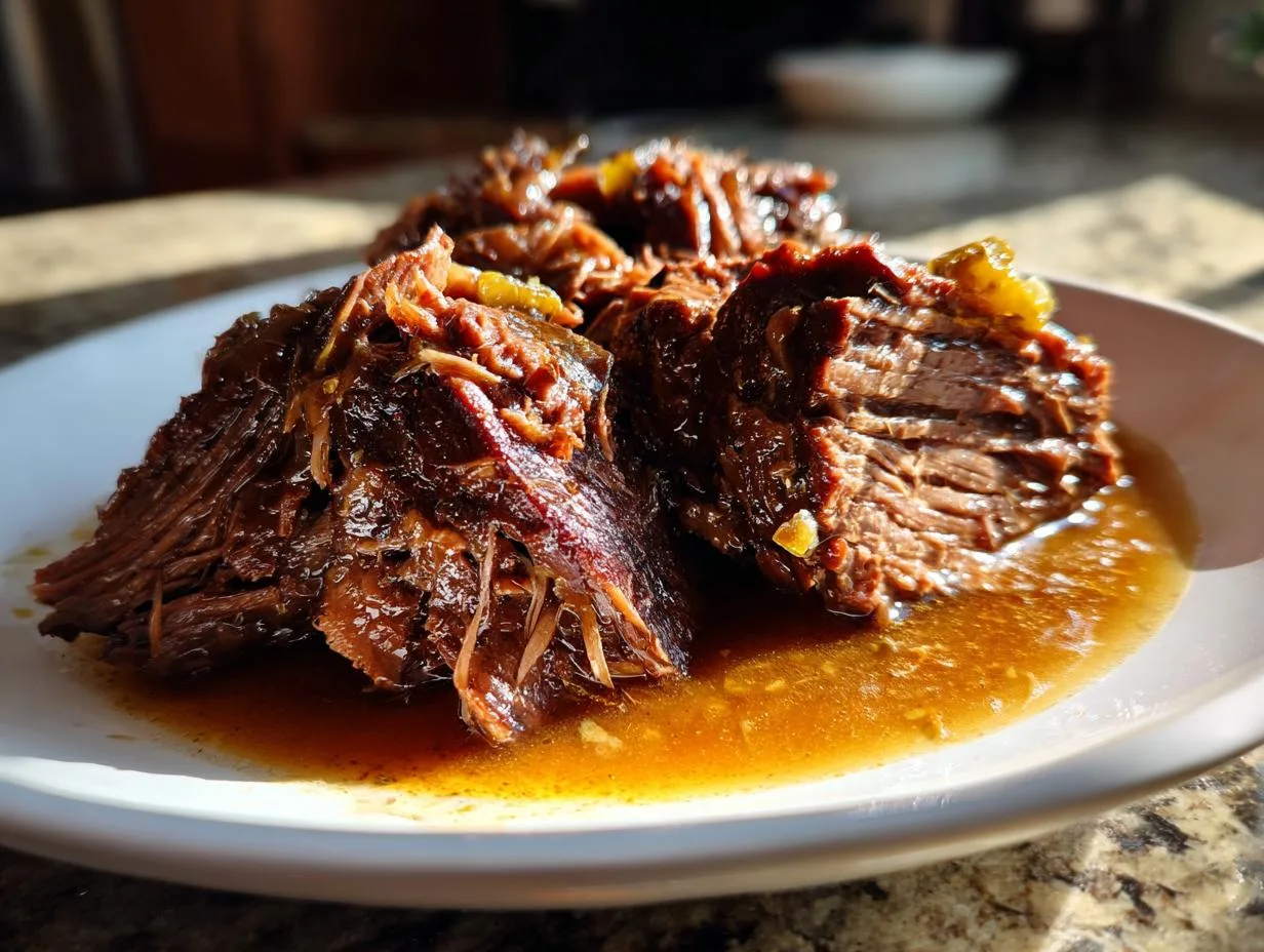 5-Ingredient Slow Cooker Mississippi Pot Roast