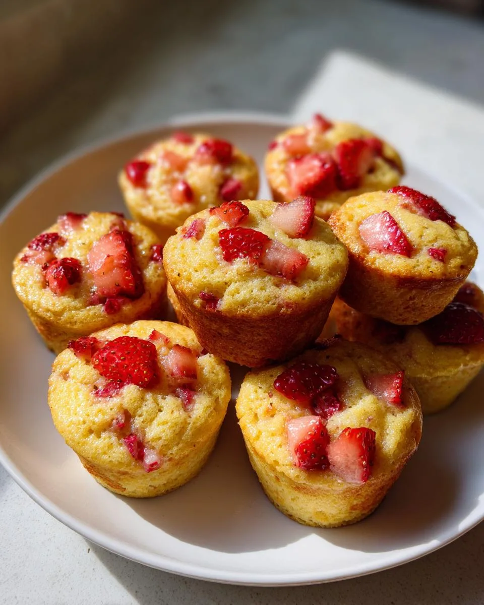 Strawberry Cottage Cheese Pancake Bites - detail 1