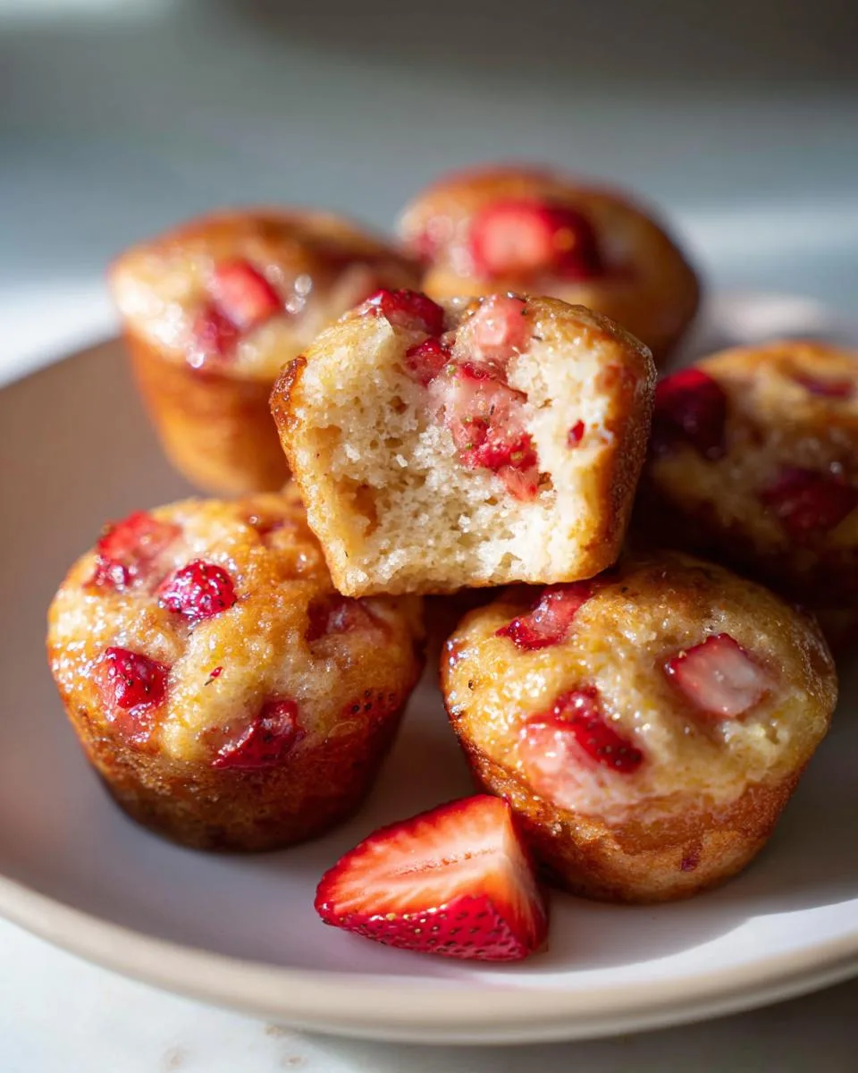 Strawberry Cottage Cheese Pancake Bites - detail 2