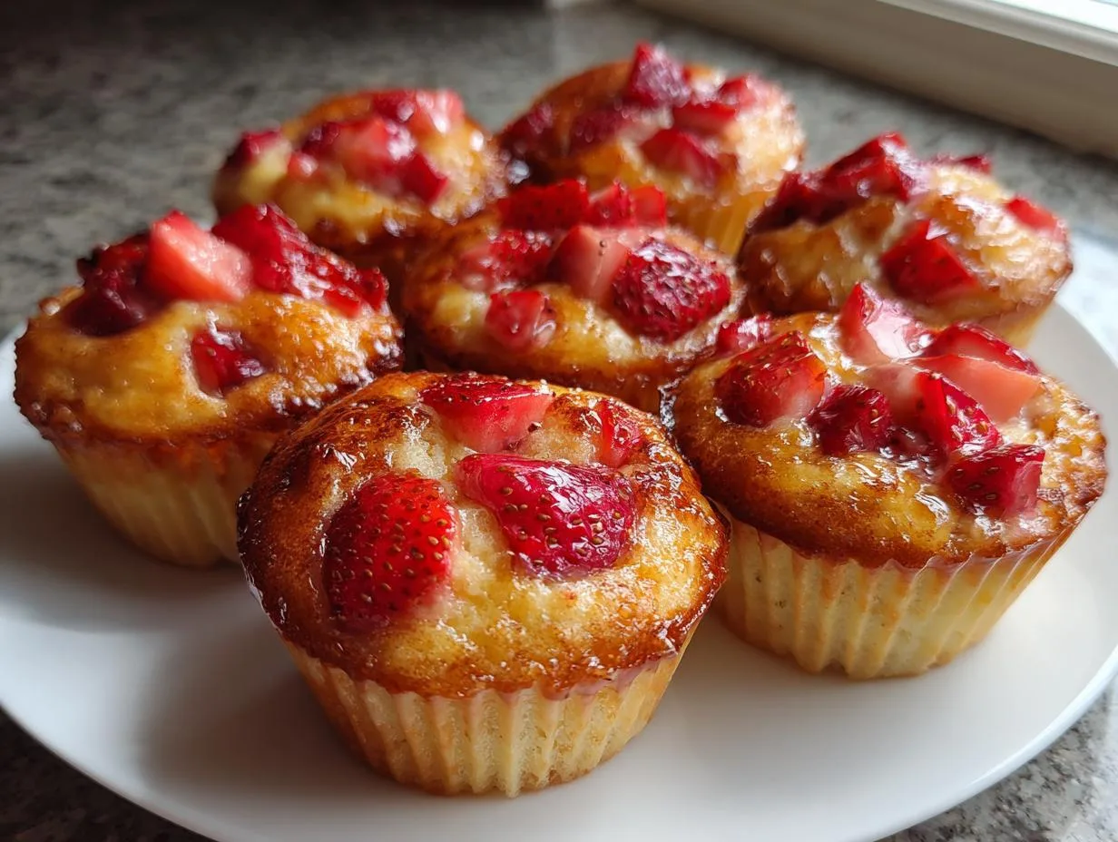 Strawberry Cottage Cheese Pancake Bites: 5-Minute Protein Breakfast
