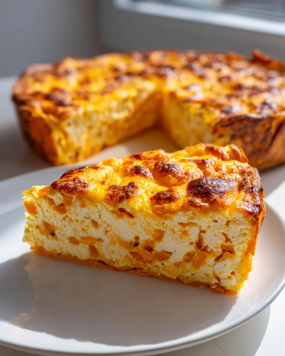 Sweet Potato Crust Cottage Cheese Quiche - detail 2