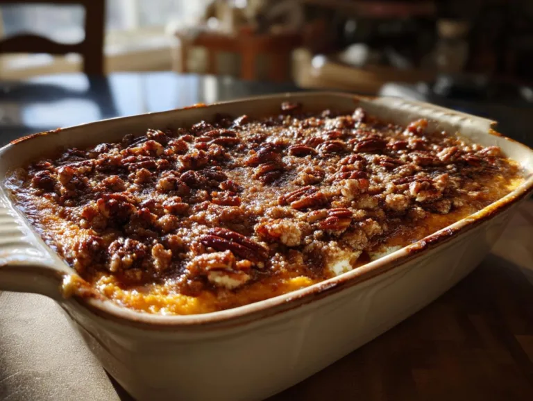 Sweet Potato with Cottage Cheese Casserole