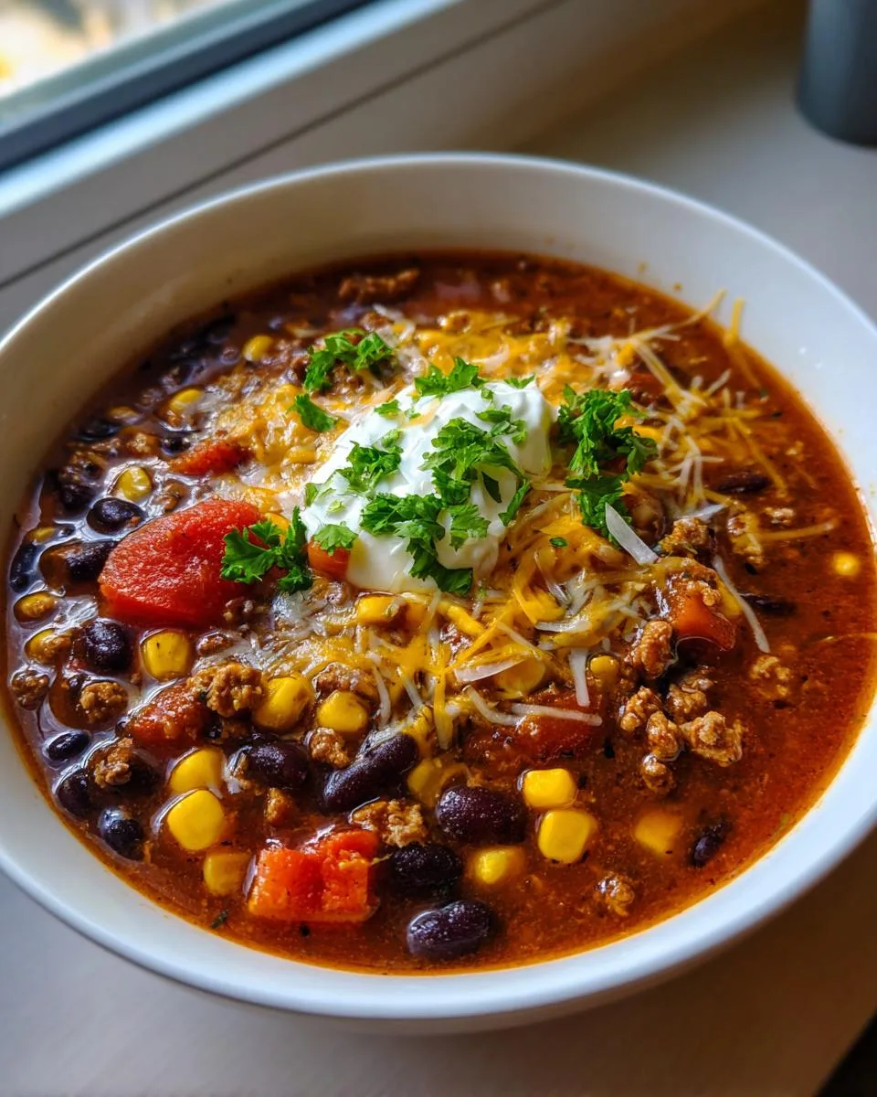 Turkey Taco Soup - detail 3