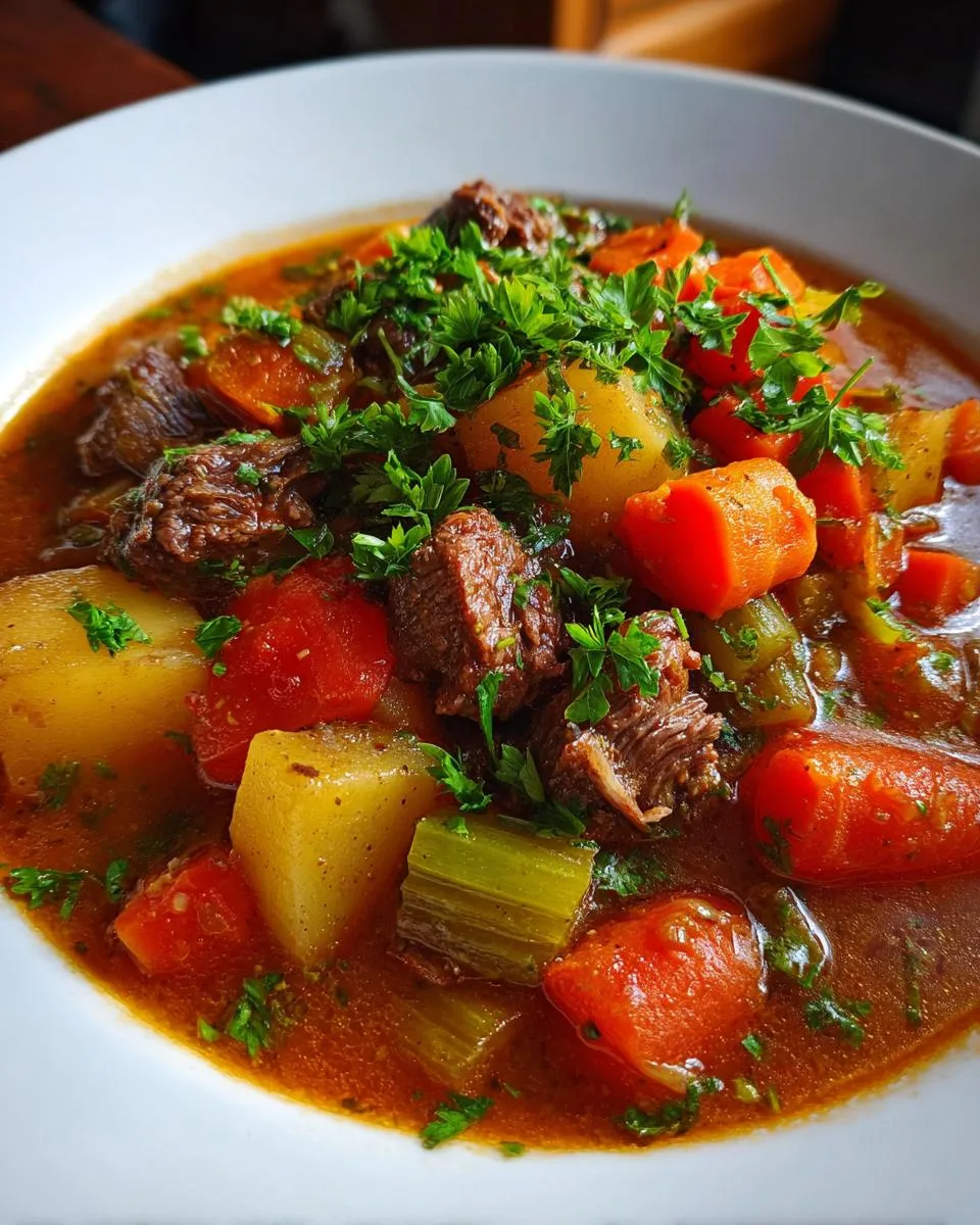 Vegetable Beef Soup - detail 3