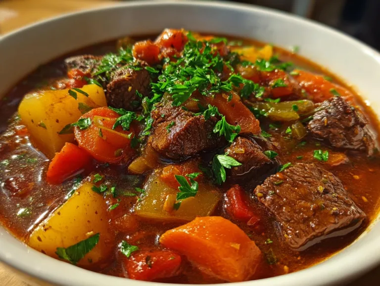 Vegetable Beef Soup