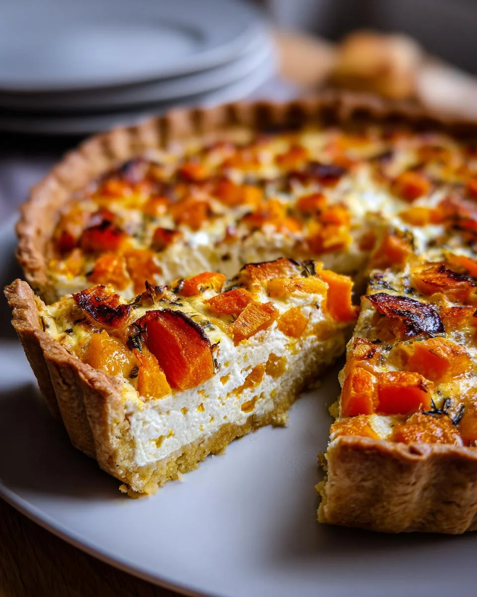 Vegetable Cottage Cheese Quiche - detail 2