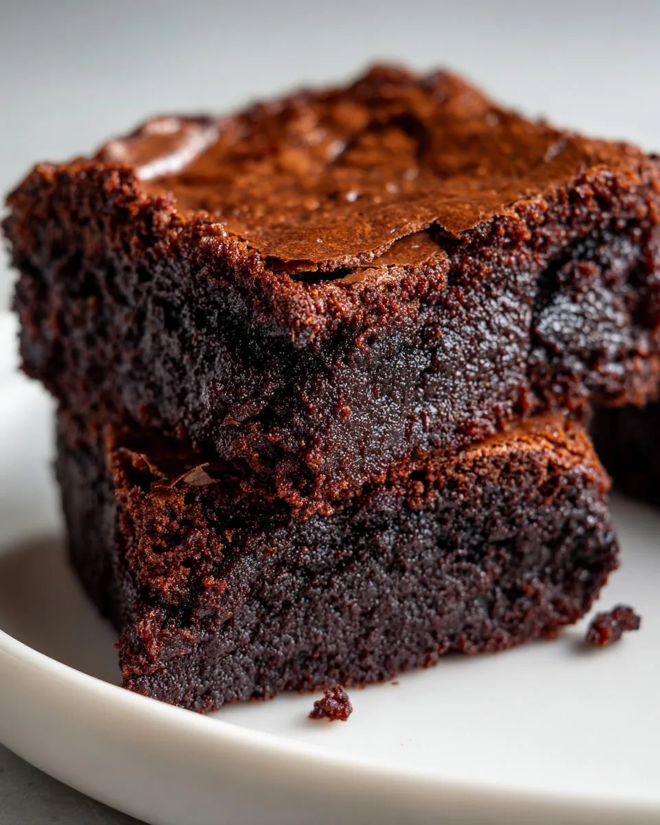 Zero Sugar Brownies with Greek Yogurt - detail 1