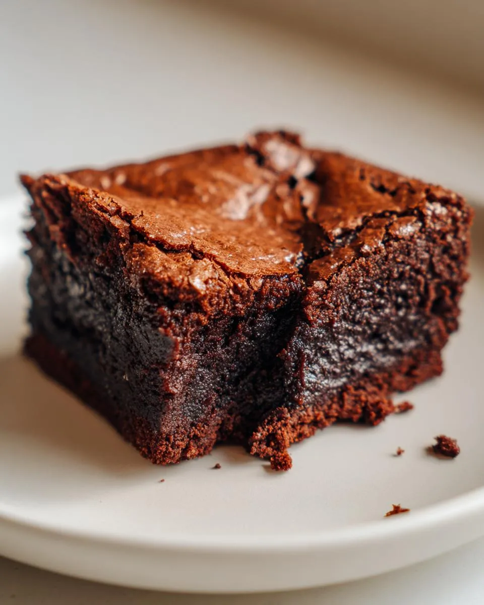 Zero Sugar Brownies with Greek Yogurt - detail 2