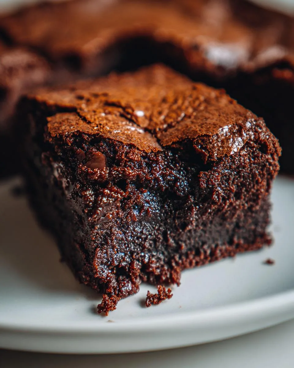 Zero Sugar Brownies with Greek Yogurt - detail 3