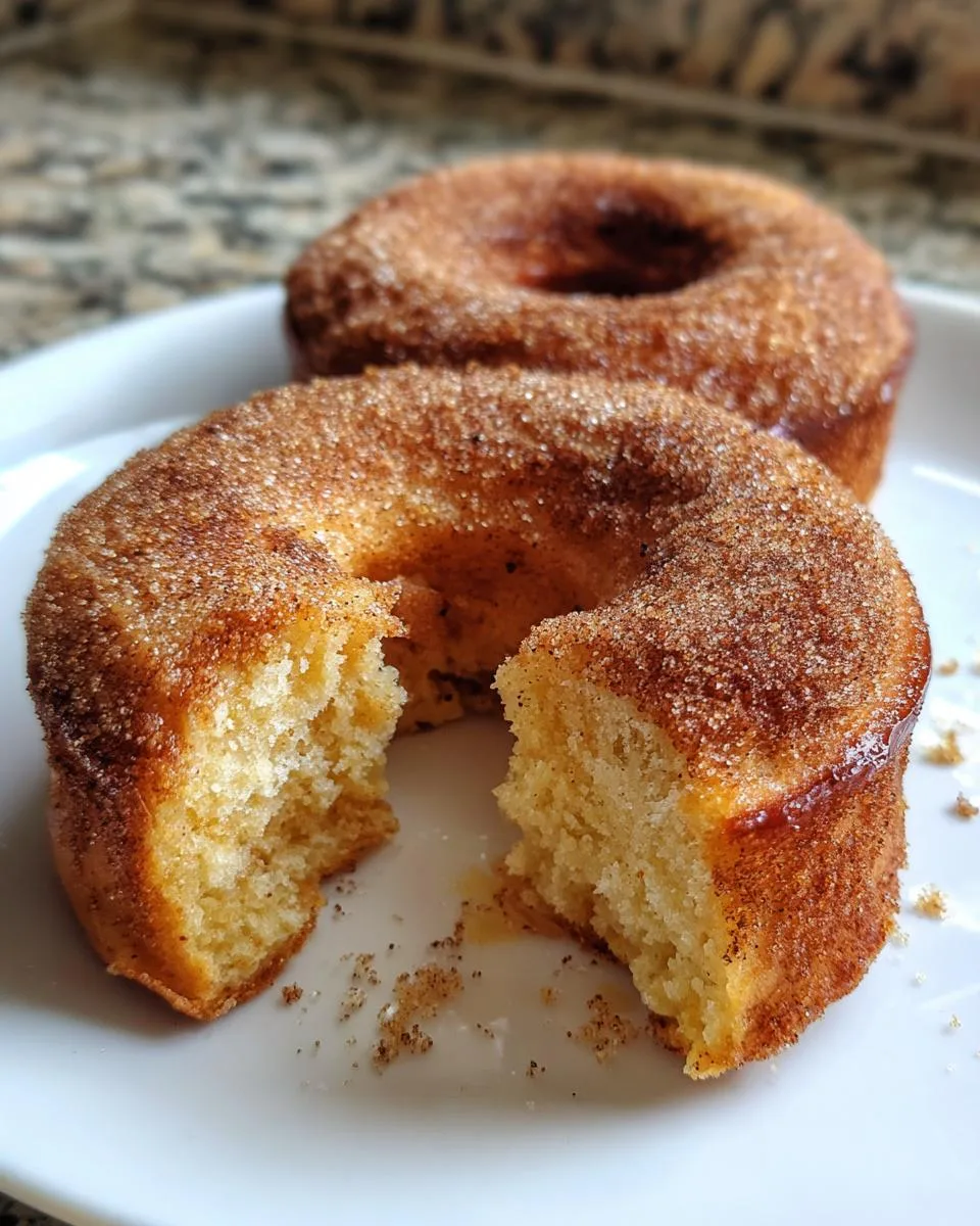 baked pumpkin donuts - detail 1