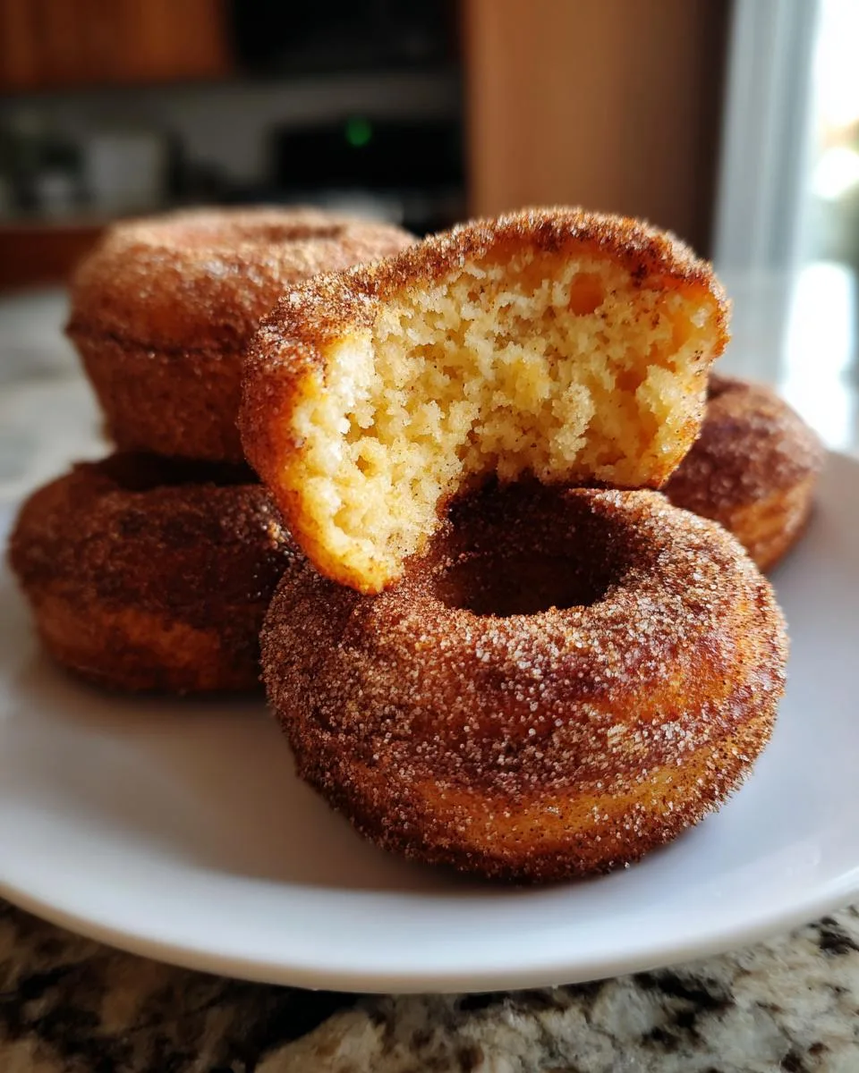 baked pumpkin donuts - detail 3