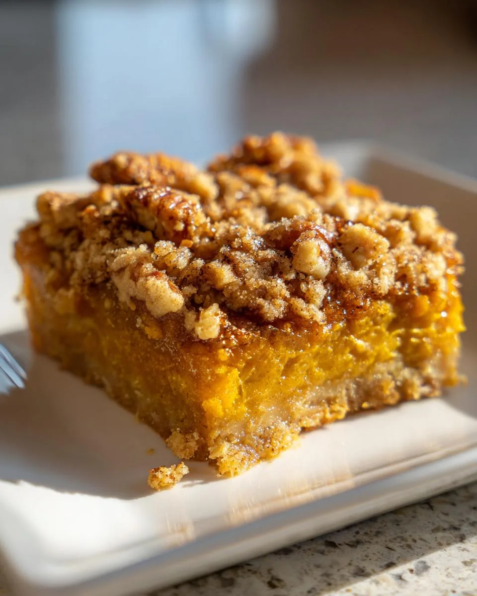 keto pumpkin crisp - detail 1