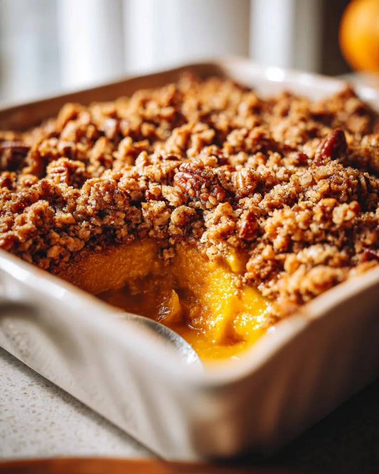 keto pumpkin crisp